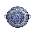 420 Bunzlau Ronde schaal met open handvaten 1026X Ronde Schalen